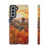 An Urban Autumn Overlook - Impact Resistant Phone Case Samsung Galaxy S21 Matte